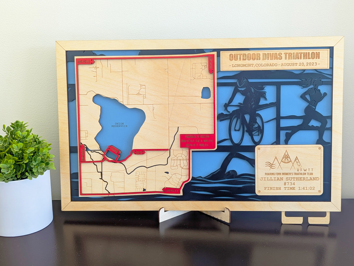 Custom Marathon/Triathlon Route Map