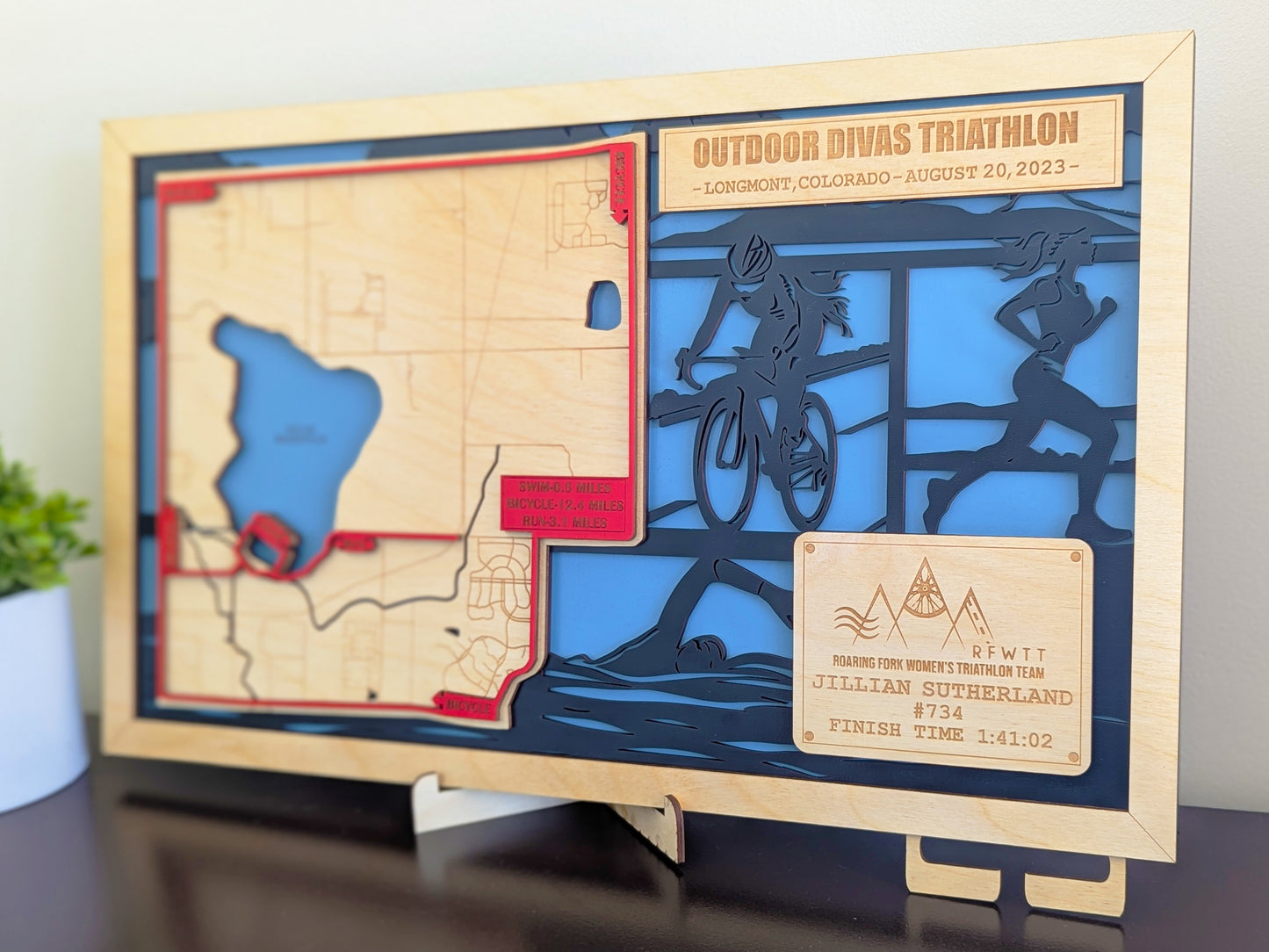 Custom Marathon/Triathlon Route Map