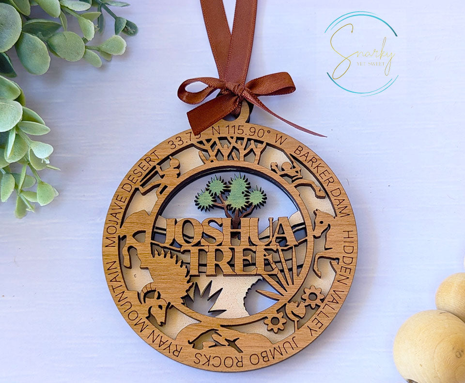 Joshua Tree national park ornament, Joshua Tree ornament, Joshua Tree souvenir, national park gifts, national park ornament, gift for hiker