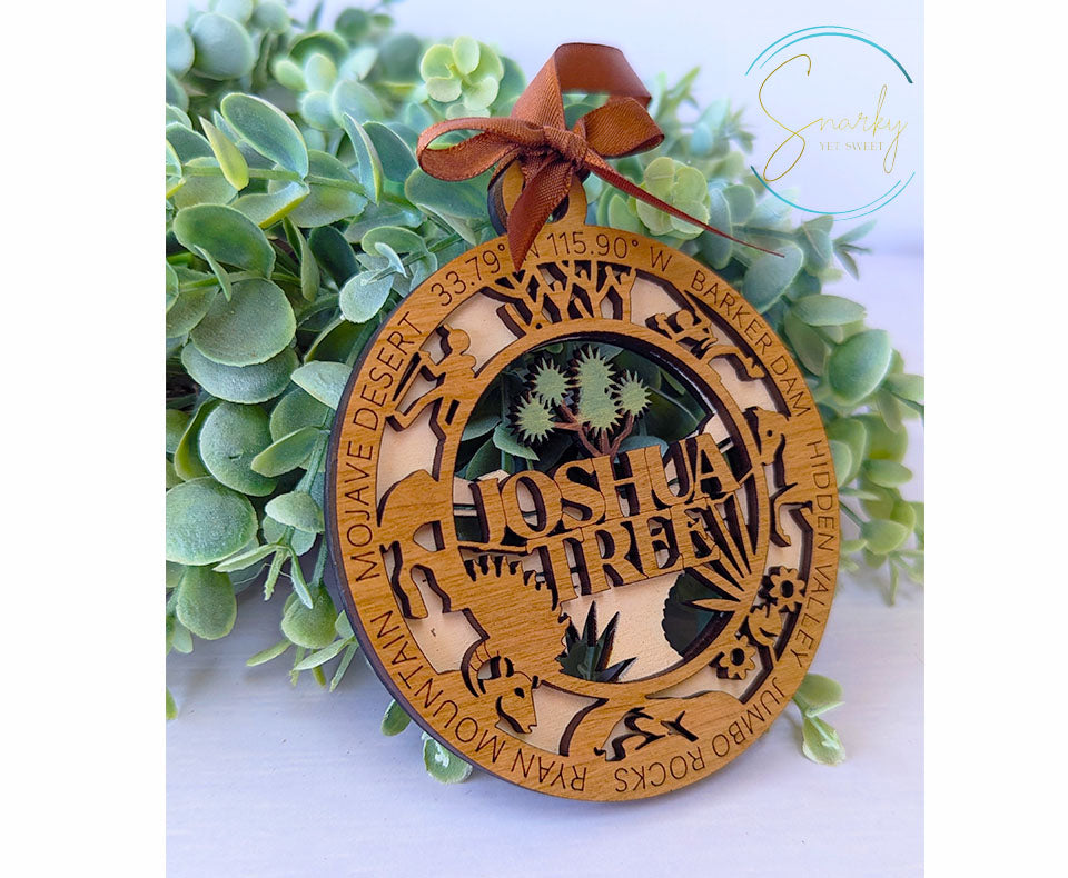 Joshua Tree national park ornament, Joshua Tree ornament, Joshua Tree souvenir, national park gifts, national park ornament, gift for hiker