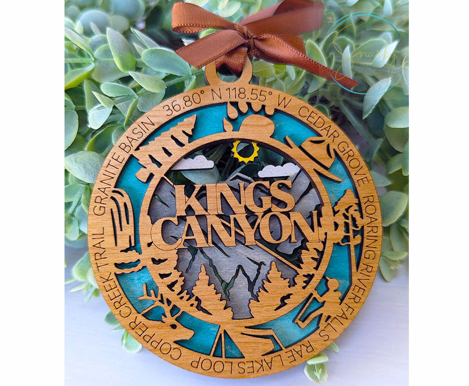 Kings Canyon national park ornament, Kings Canyon ornament, Kings Canyon souvenir, national park gifts, national park ornament, gift for her