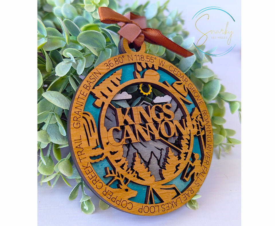 Kings Canyon national park ornament, Kings Canyon ornament, Kings Canyon souvenir, national park gifts, national park ornament, gift for her