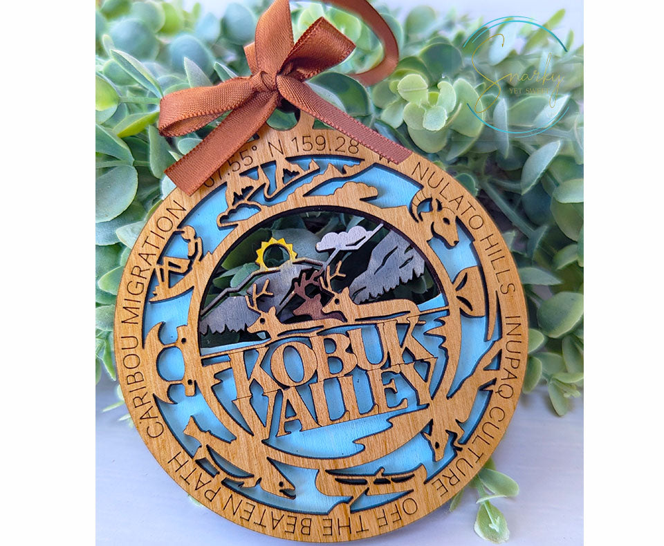 Kobuk Valley national park ornament, Kobuk Valley ornament, Kobuk Valley souvenir, national park gifts, national park ornament, gift for her