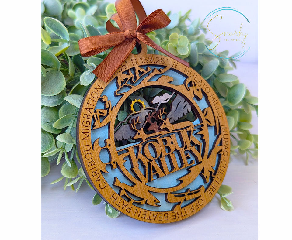 Kobuk Valley national park ornament, Kobuk Valley ornament, Kobuk Valley souvenir, national park gifts, national park ornament, gift for her