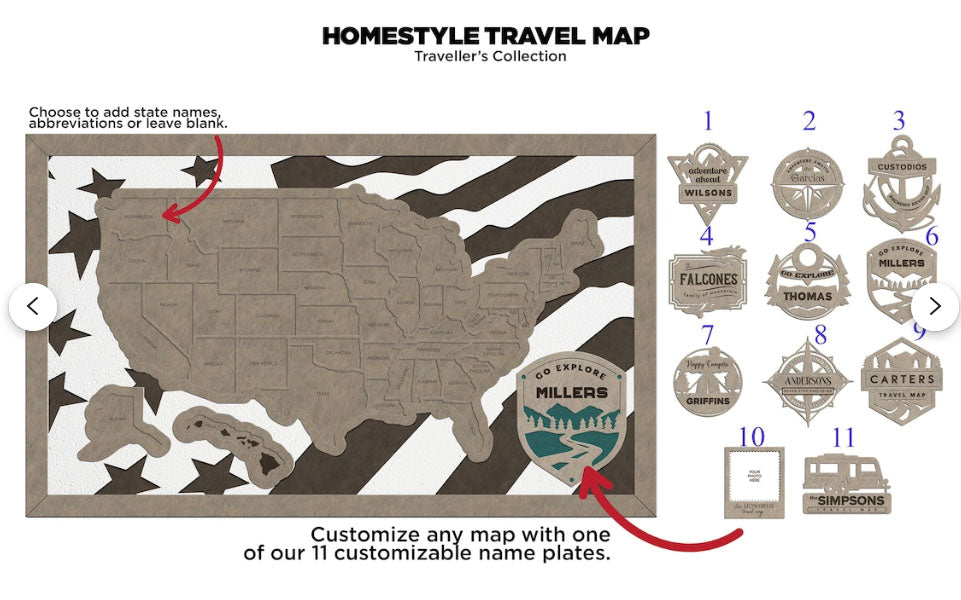 Canadian Travel Map, Canada Travel Map, Canadian provinces map, gift for hiker, anniversary gift, gift for outdoorsy man