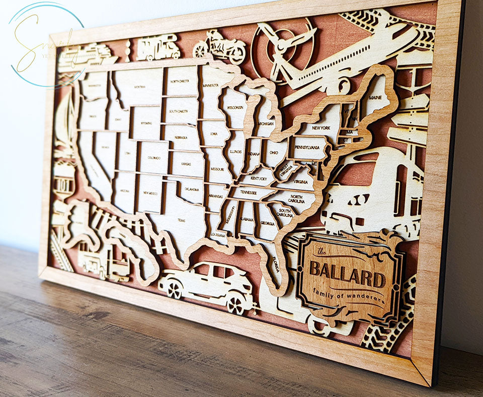US Travel Map