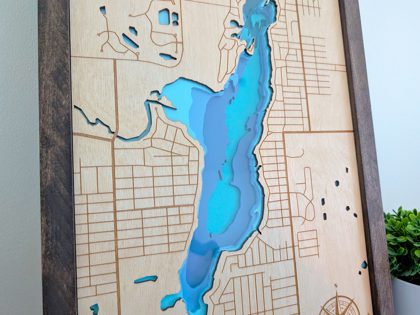Wonder Lake Lake Depth Map
