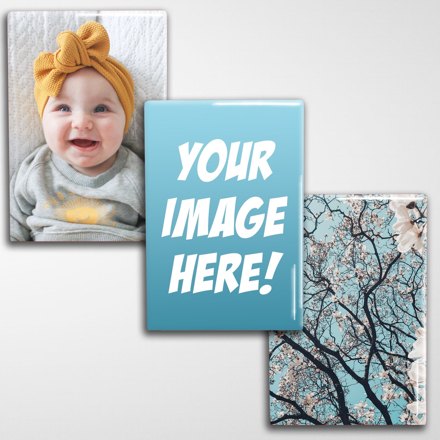 50 Custom Refrigerator Magnets 2x3"