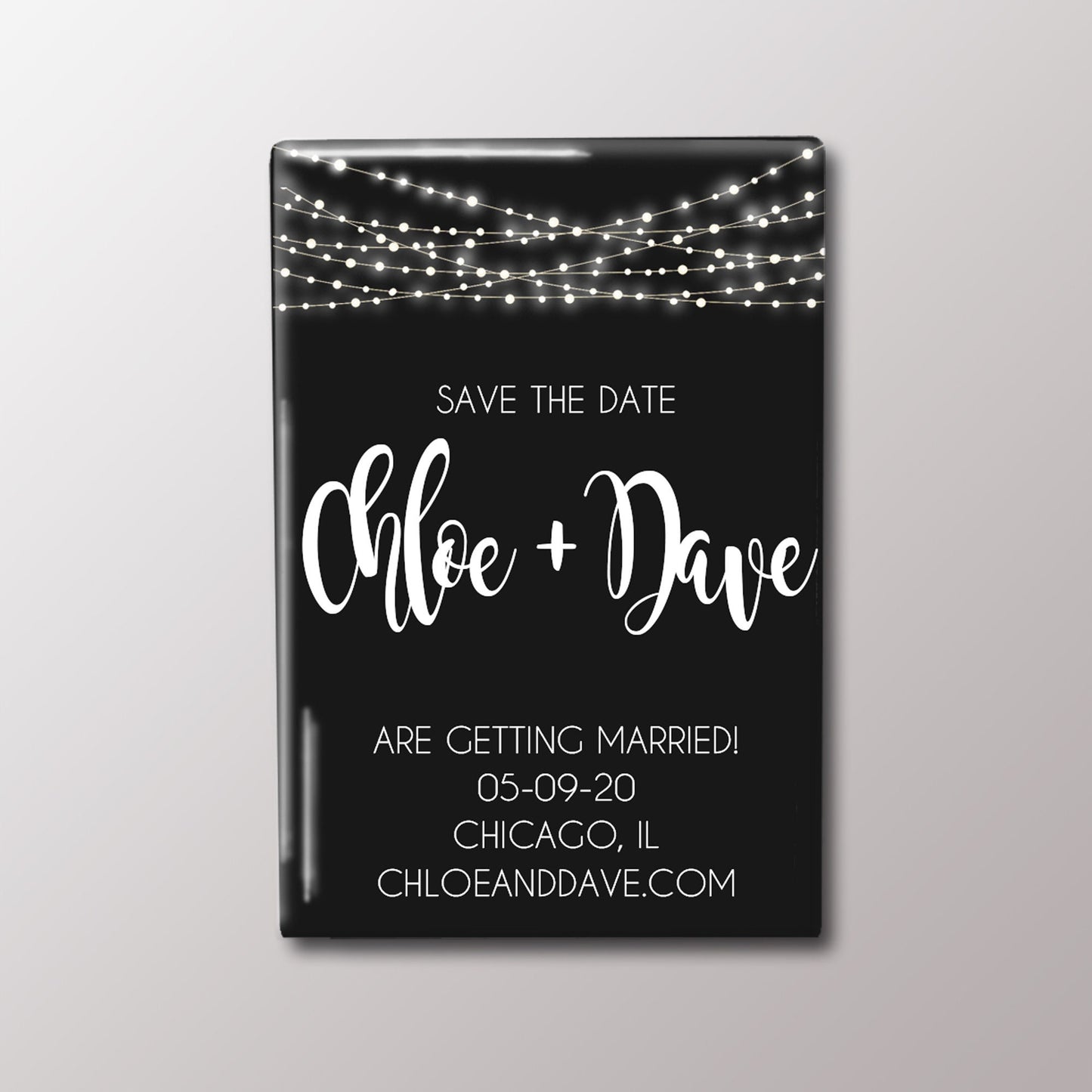 Personalized Save the Date Design - 2x3"