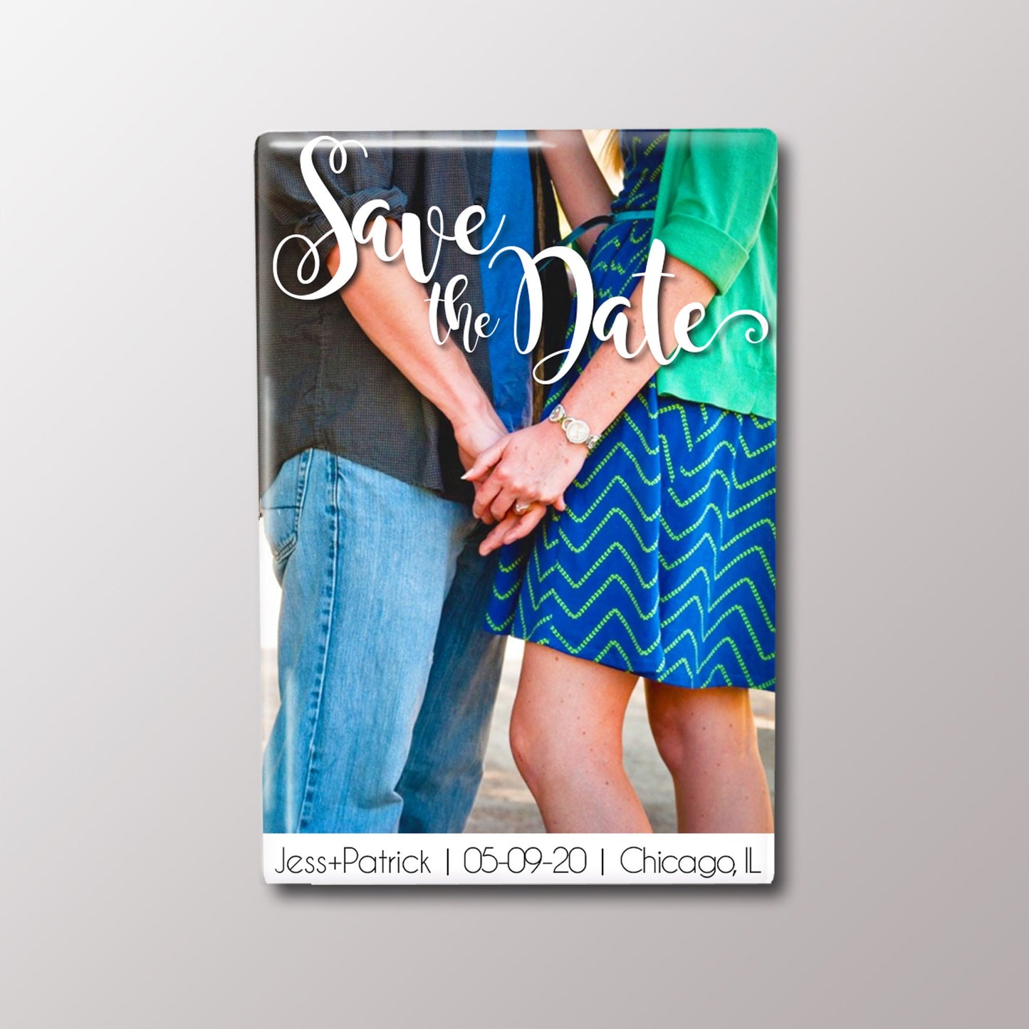 Personalized Save the Date Design - 2x3"