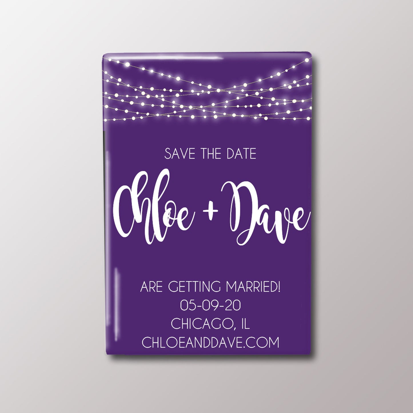 Personalized Save the Date Design - 2x3"