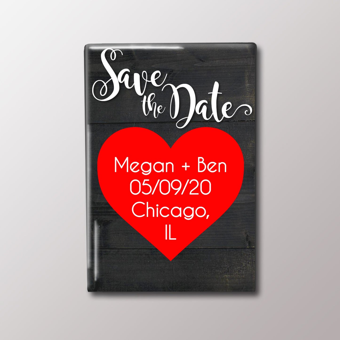 Personalized Save the Date Design - 2x3"