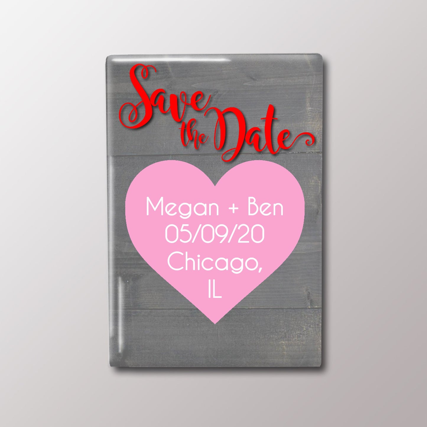Personalized Save the Date Design - 2x3"