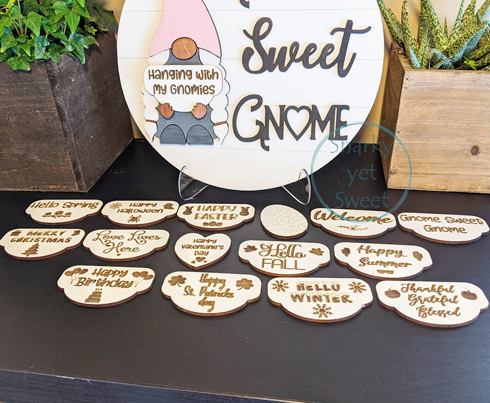 Interchangeable Gnome Sign
