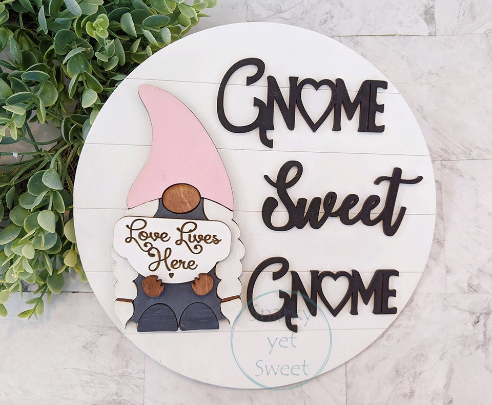 Interchangeable Gnome Sign