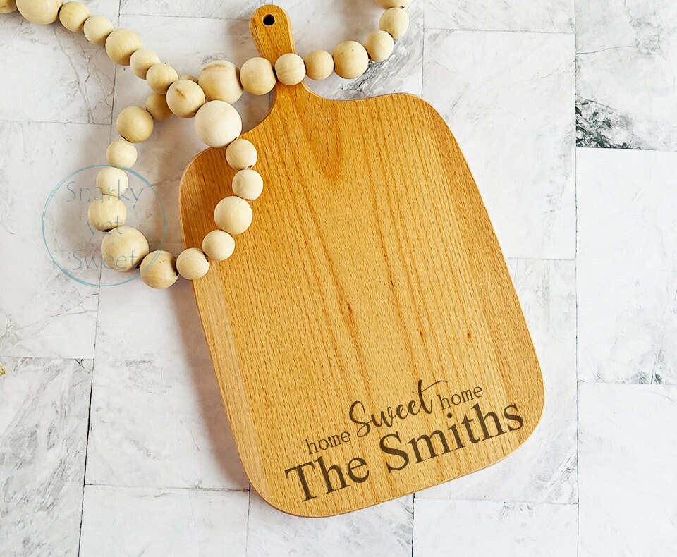 Home cutting board personalized, coordinates cutting board, realtor closing gift, realtor cutting board, home sweet home cutting board