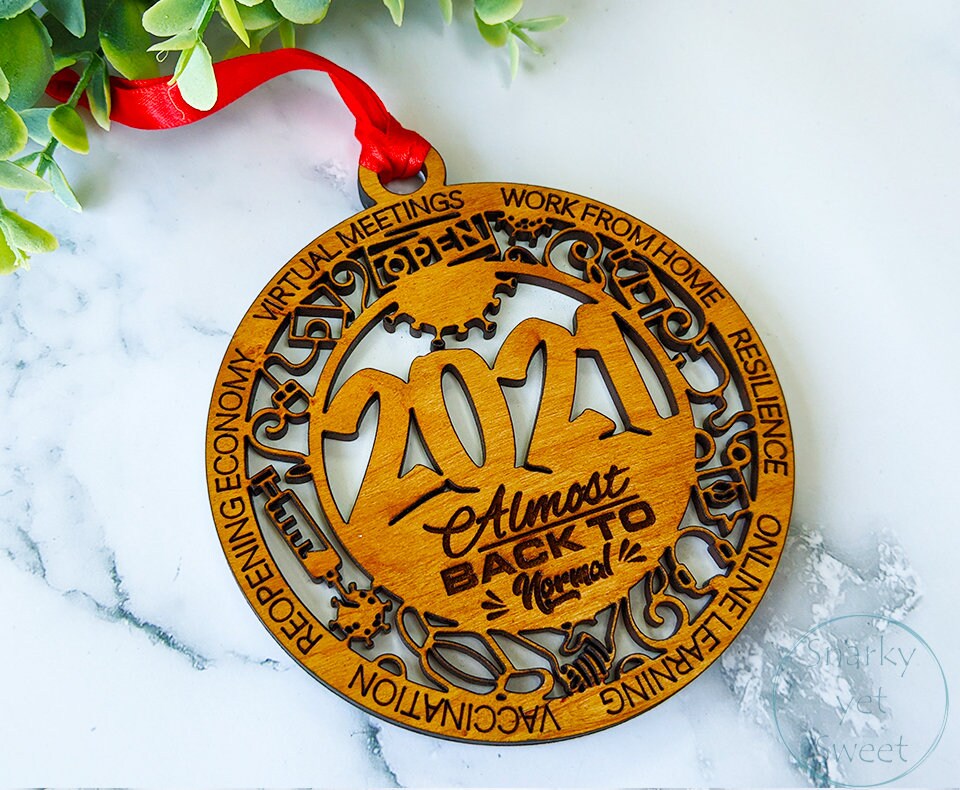 2021 ornament, covid2021, vaccinated ornament, stick it to covid ornament, unique ornament, commemorate 2021 ornament, christmas decor, tree