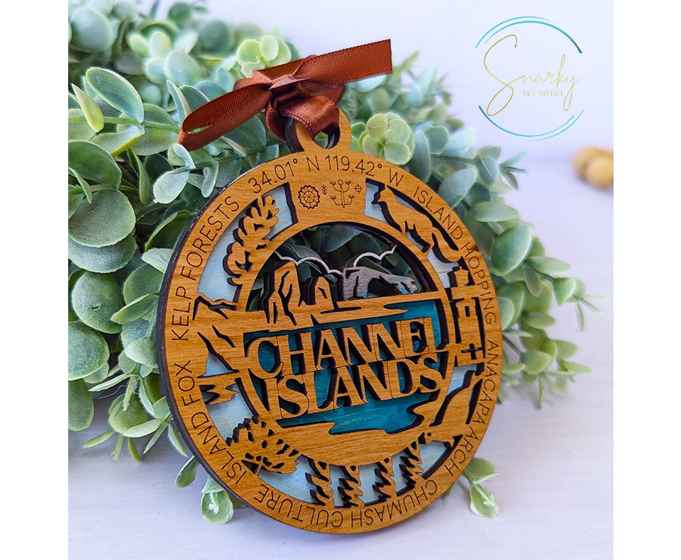 Channel Islands national park ornament, Channel Islands ornament, Channel Islands souvenir, national park gifts, gift for hiker