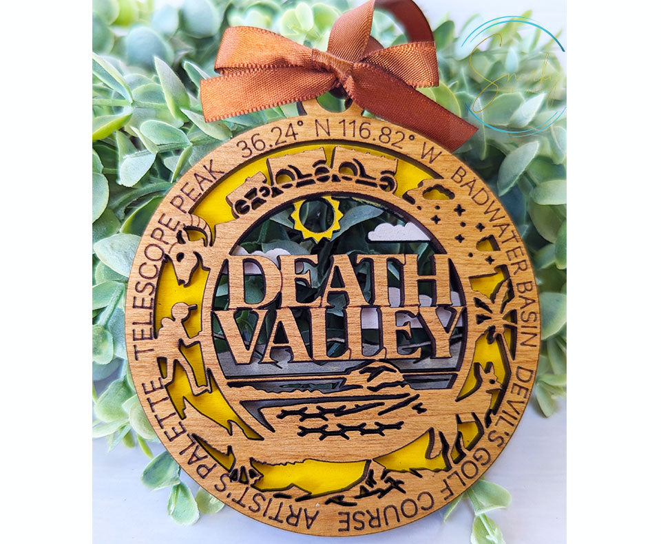 Death Valley national park ornament, Death Valley ornament, Death Valley souvenir, national park gifts,national park ornament,gift for hiker
