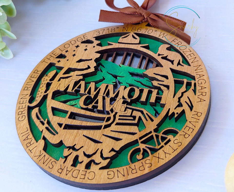 Mammoth Cave national park ornament, Mammoth Cave ornament, Mammoth Cave souvenir, national park gifts, national park ornament