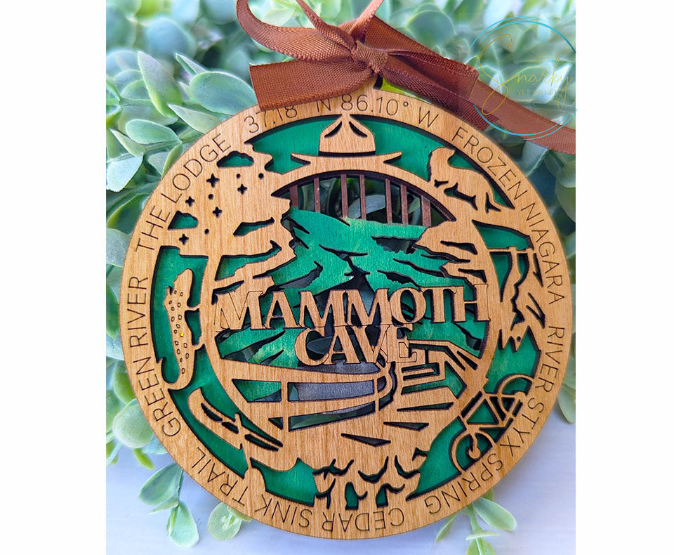 Mammoth Cave national park ornament, Mammoth Cave ornament, Mammoth Cave souvenir, national park gifts, national park ornament
