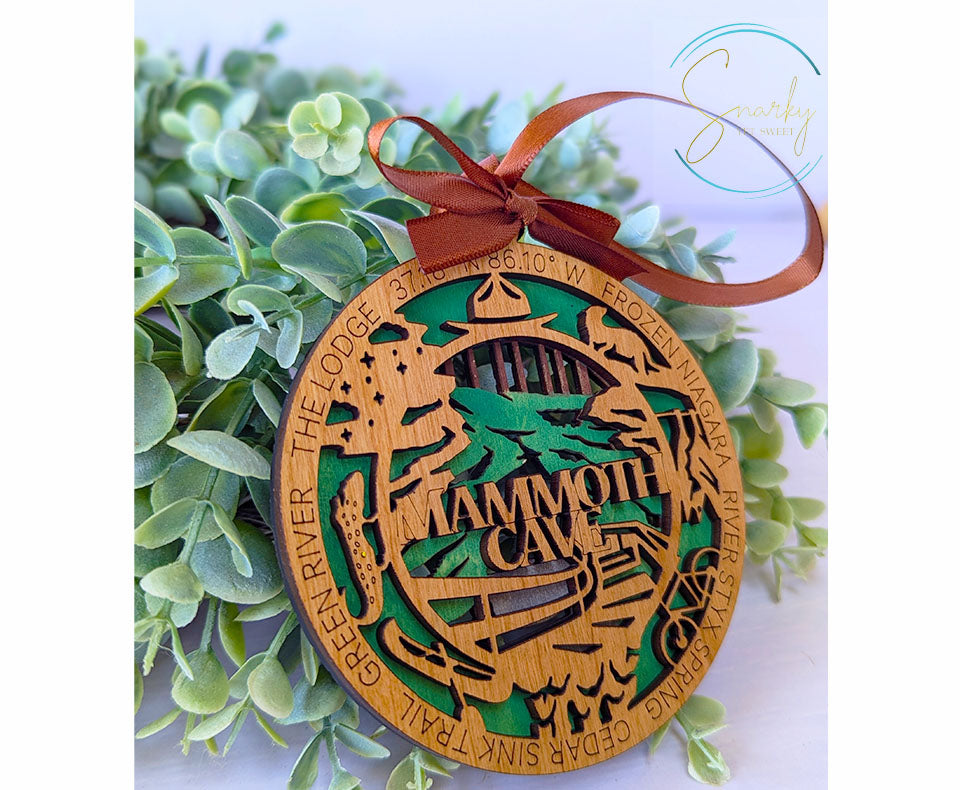 Mammoth Cave national park ornament, Mammoth Cave ornament, Mammoth Cave souvenir, national park gifts, national park ornament