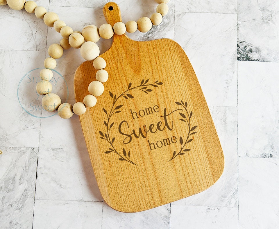 Home cutting board personalized, coordinates cutting board, realtor closing gift, realtor cutting board, home sweet home cutting board